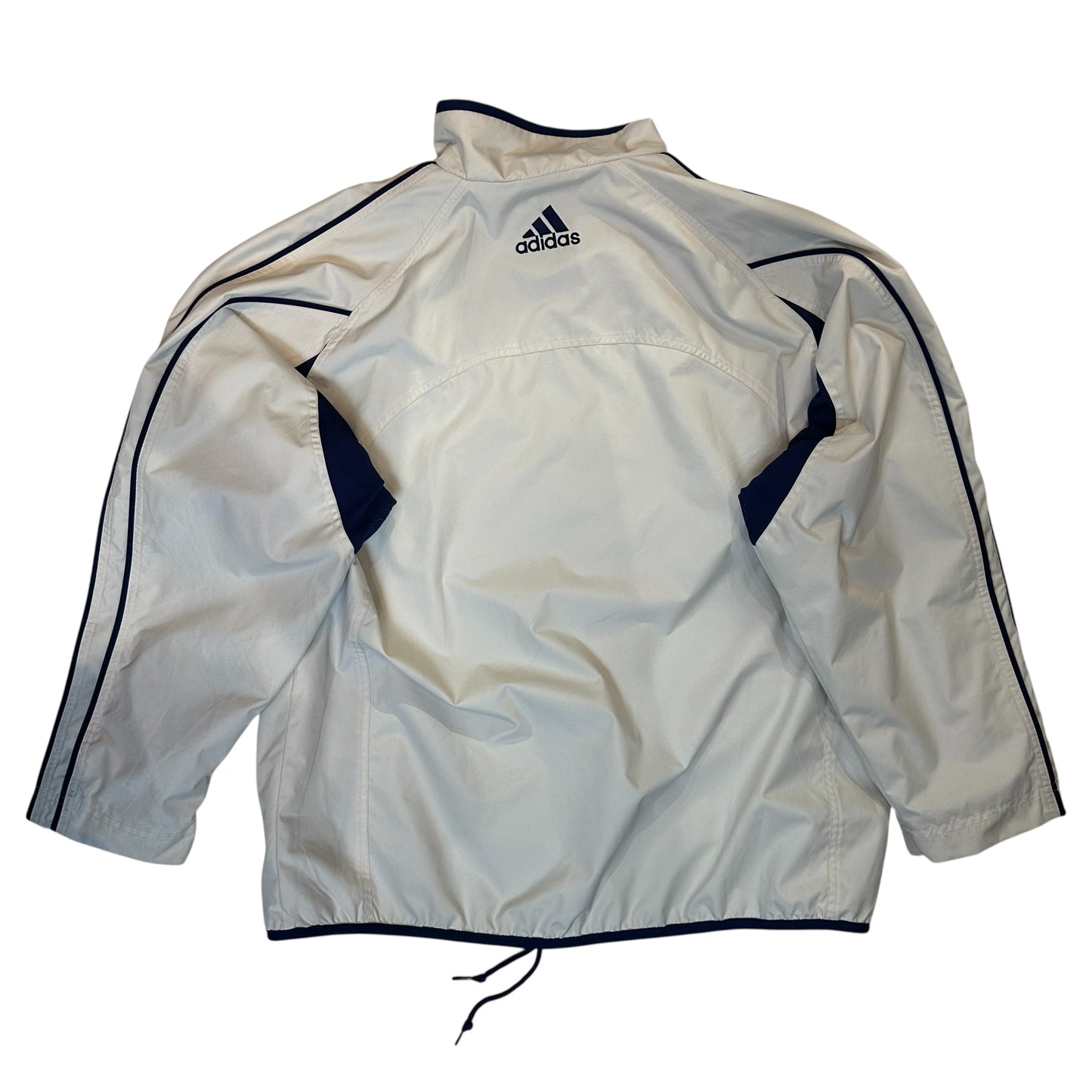 Adidas Vintage Beige/Blue WindBreaker Jacket