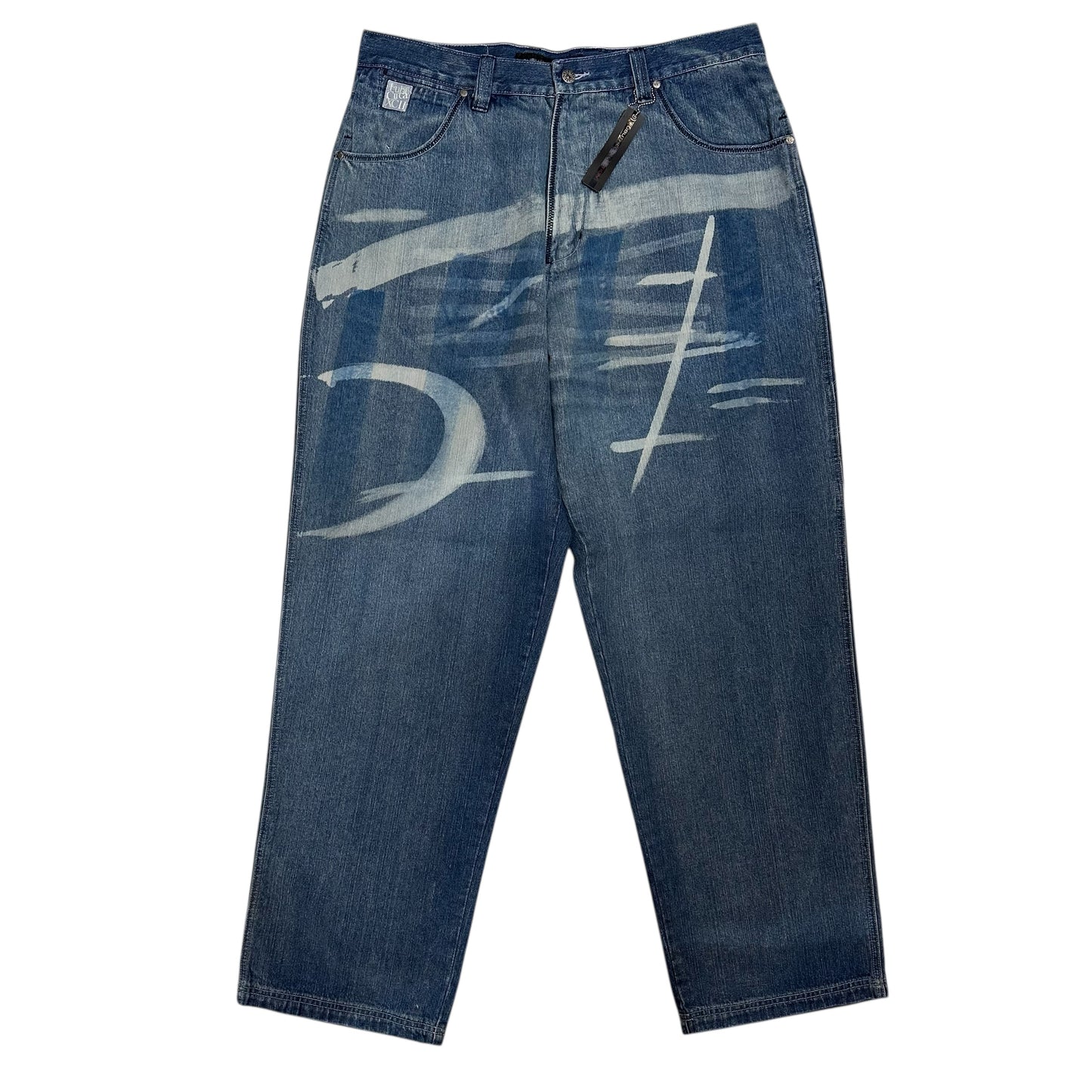 FUBU Dead Stock Baggy Blue Jeans