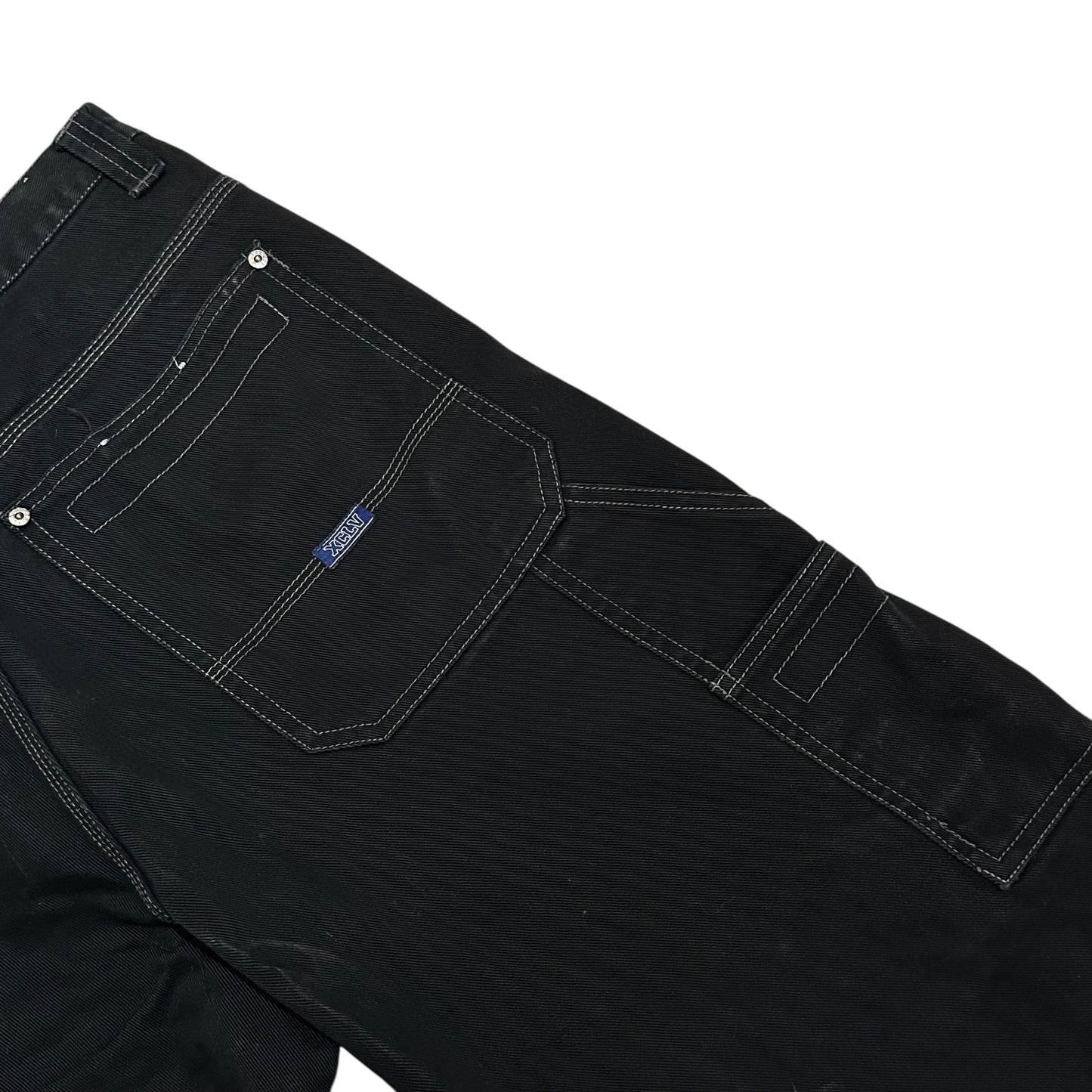 Baggy Vintage Black Carpenter Jeans