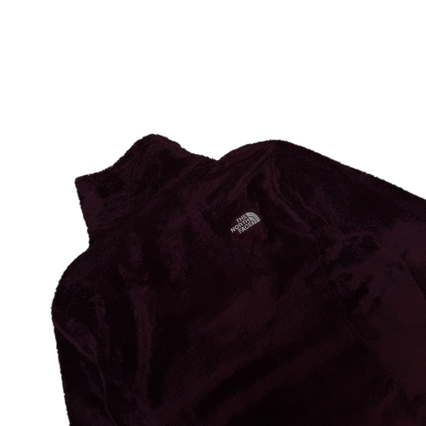 The North Face Fuzzy Burgundy Fleece