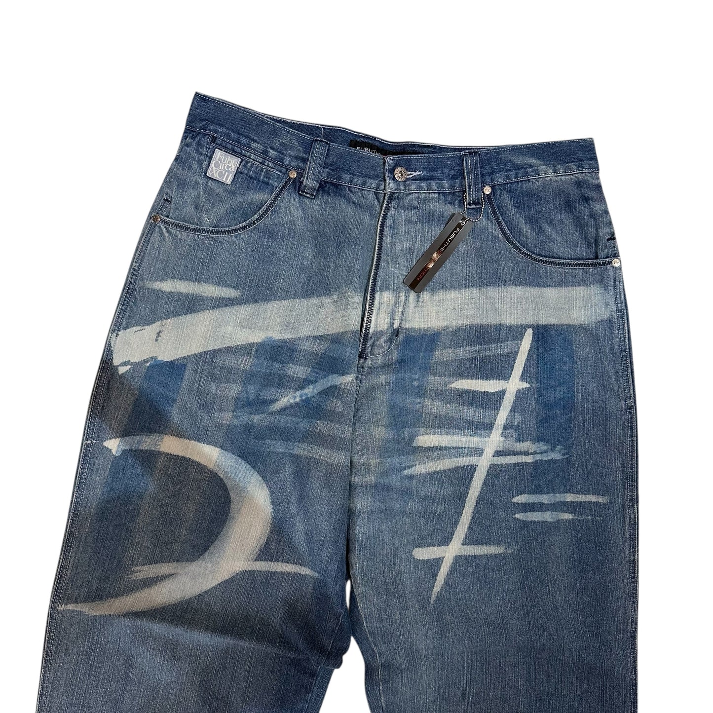 FUBU Dead Stock Baggy Blue Jeans