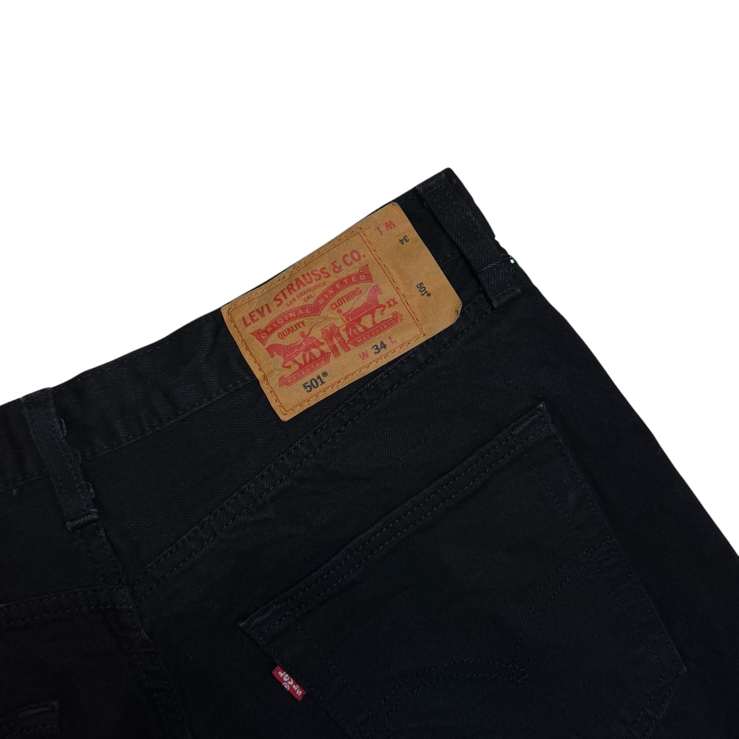 Levi's Black Jean Shorts