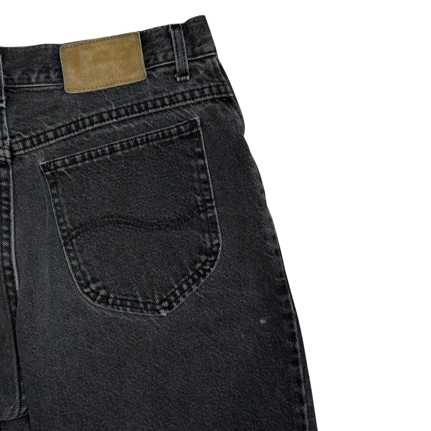 Lee Black Washed Jean Shorts