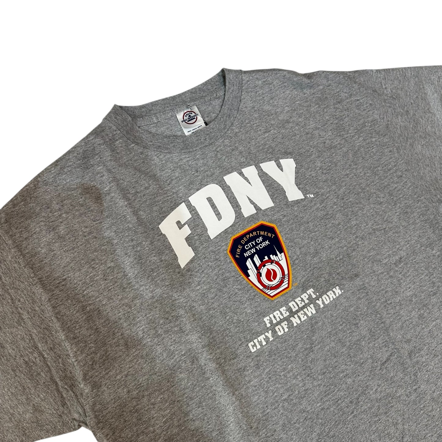 FDNY Graphic Grey Baggy T-Shirt