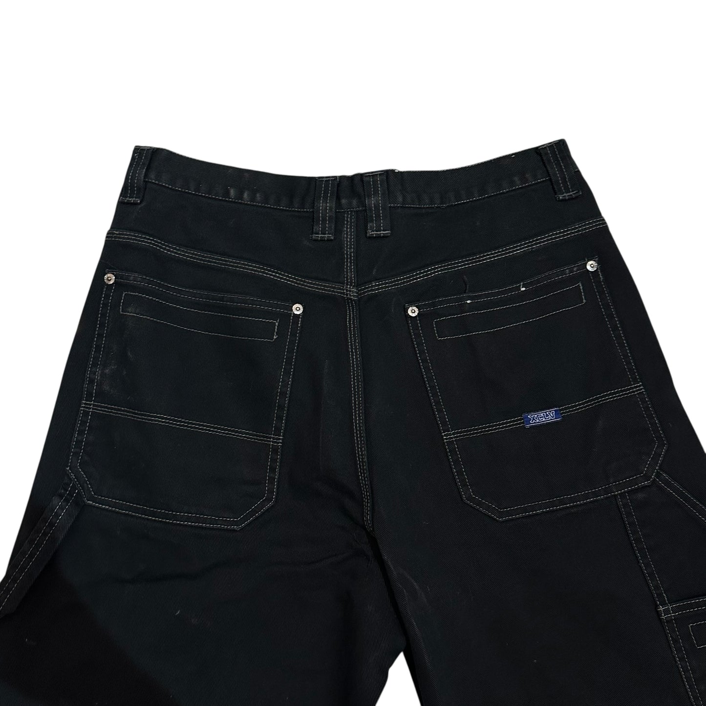 Baggy Vintage Black Carpenter Jeans