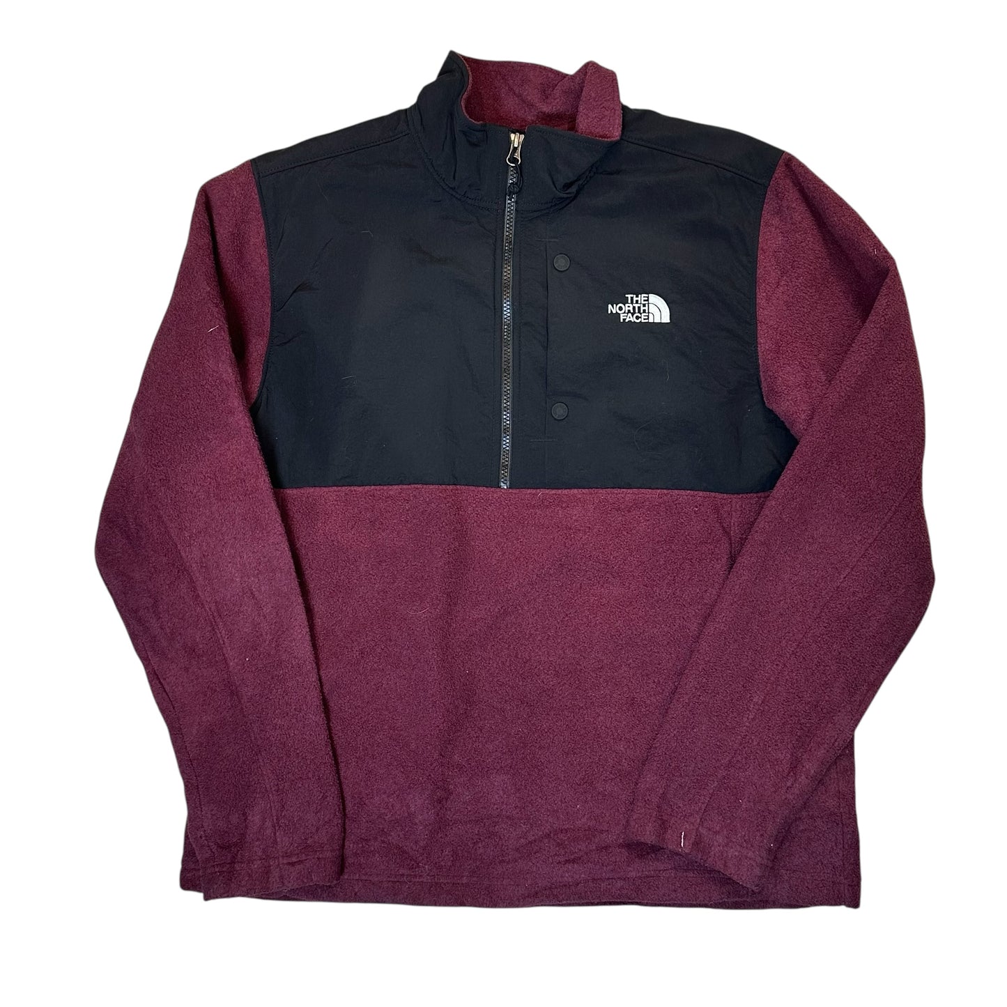 The North Face Denali Burgundy Quarter Zip Fleece