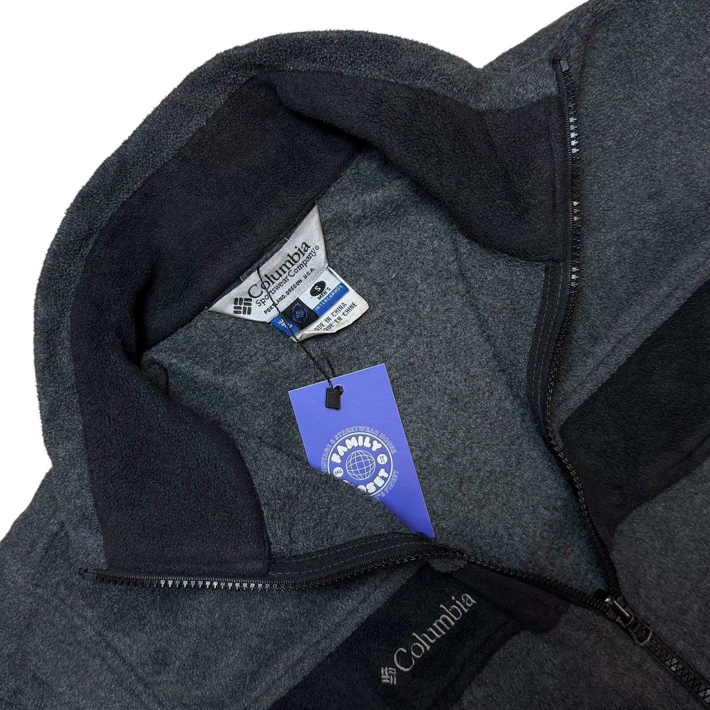 Vintage Columbia Grey Fleece
