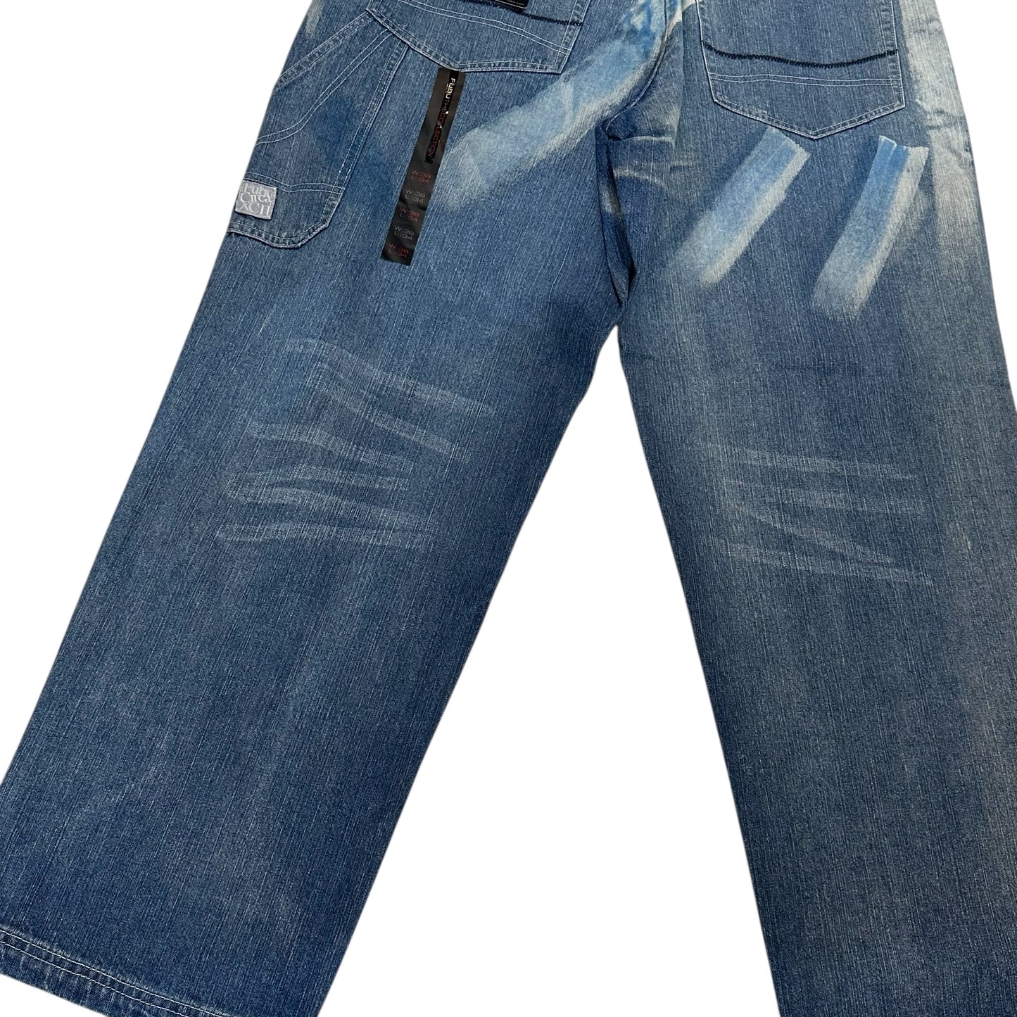 FUBU Dead Stock Baggy Blue Jeans