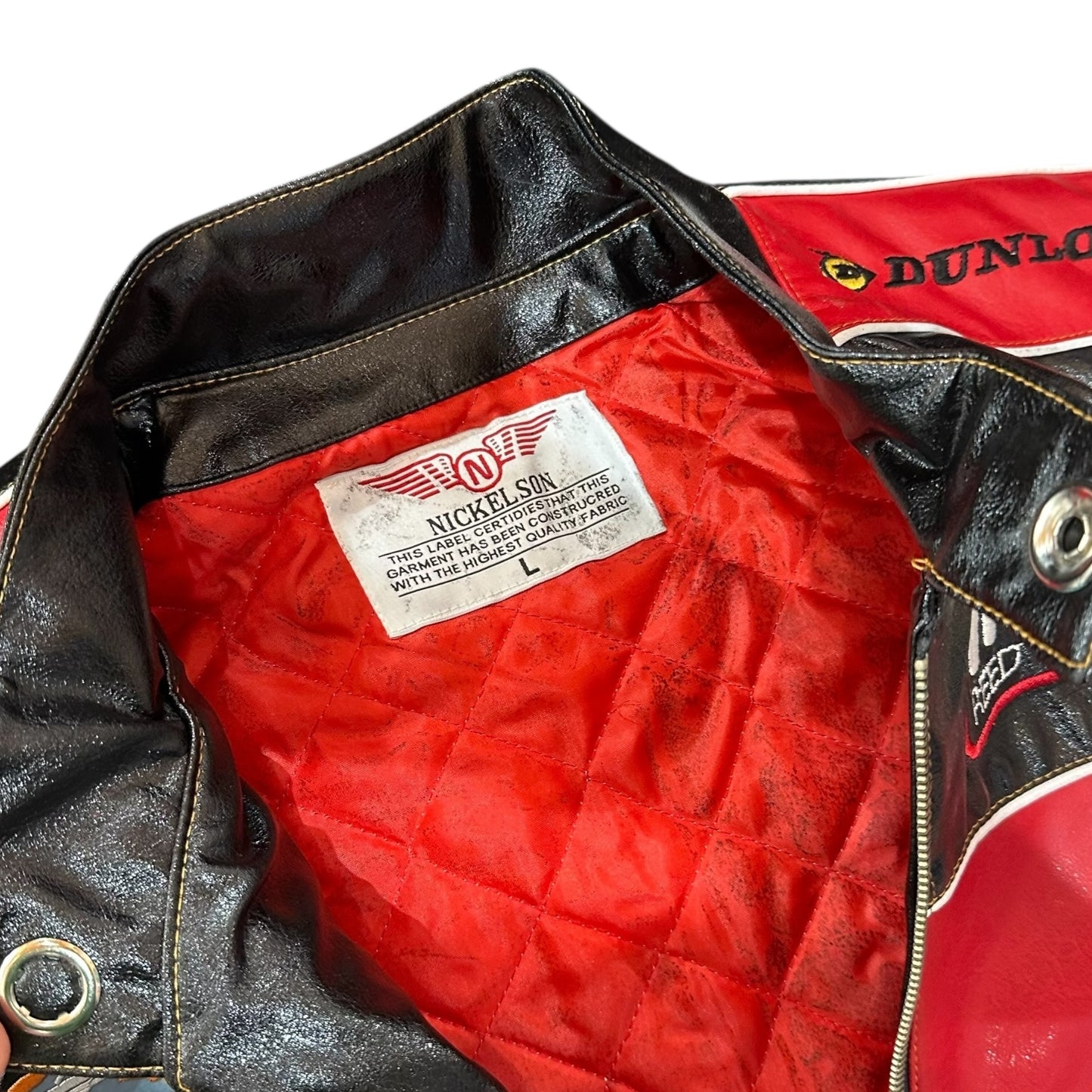 Honda Racing Red Leather Jacket