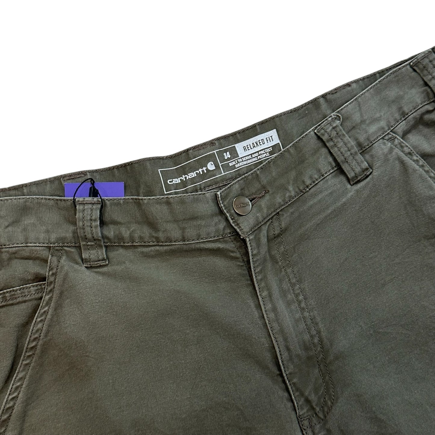 Carhartt Khaki Carpenter Jorts