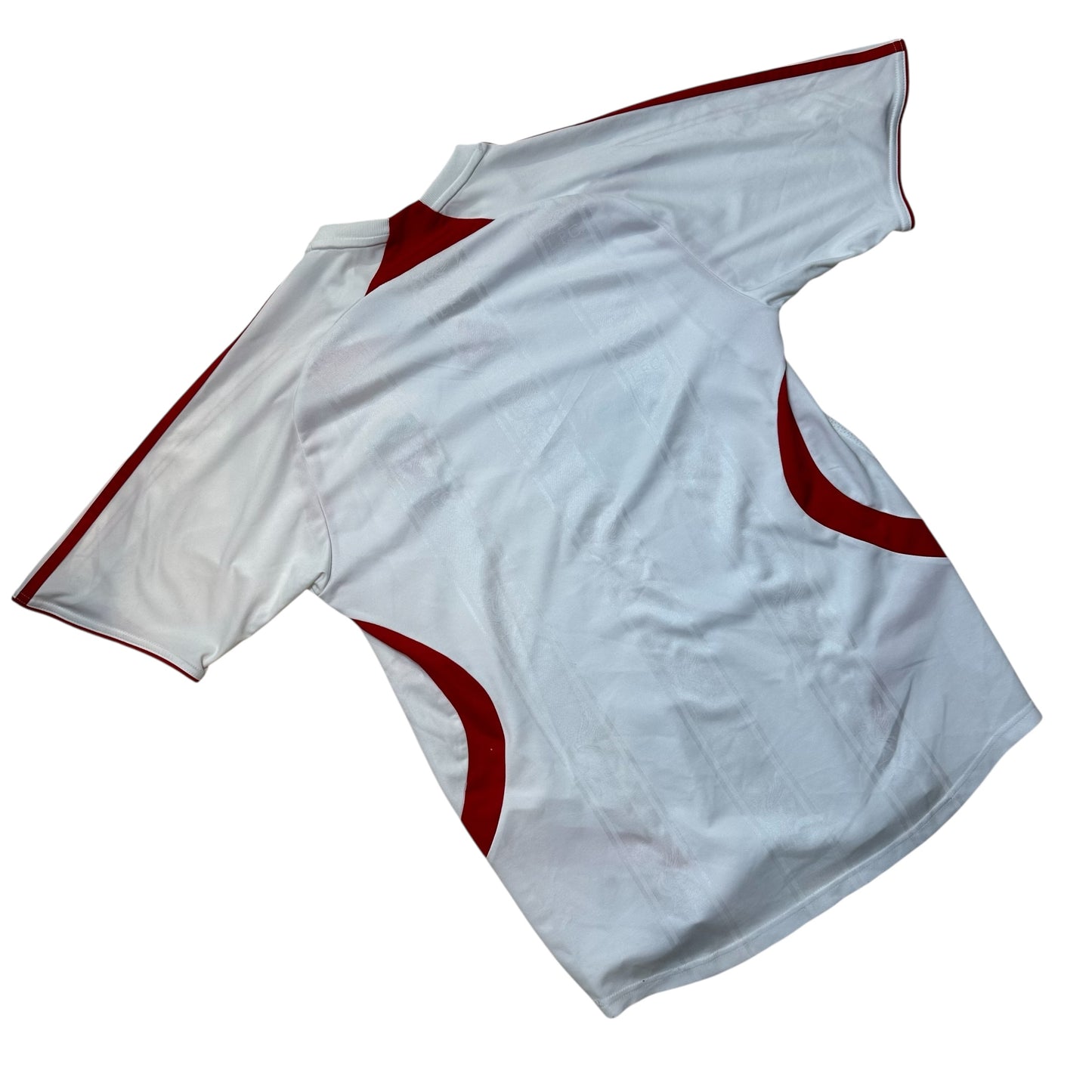 Liverpool FC Adidas White Away 2007/2008 Football Jersey