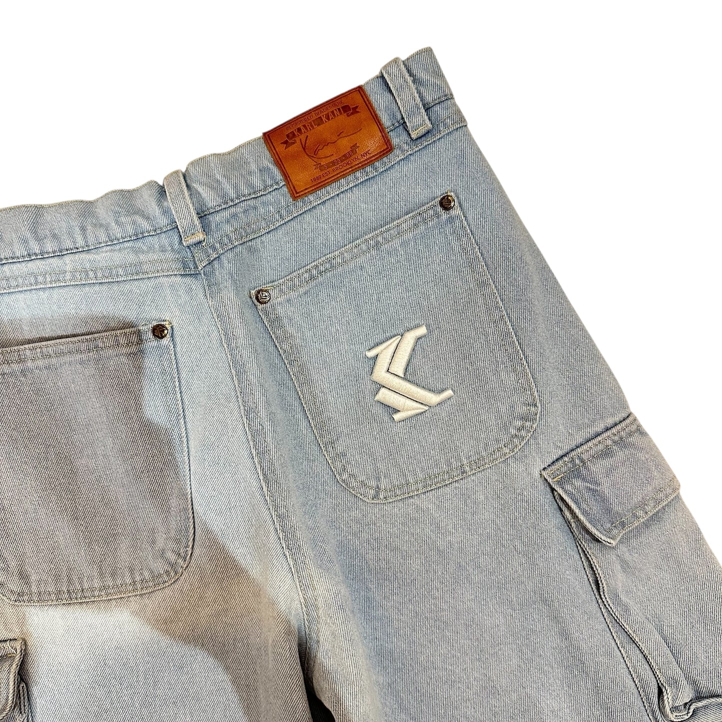Karl Kani Jean Cargo Shorts