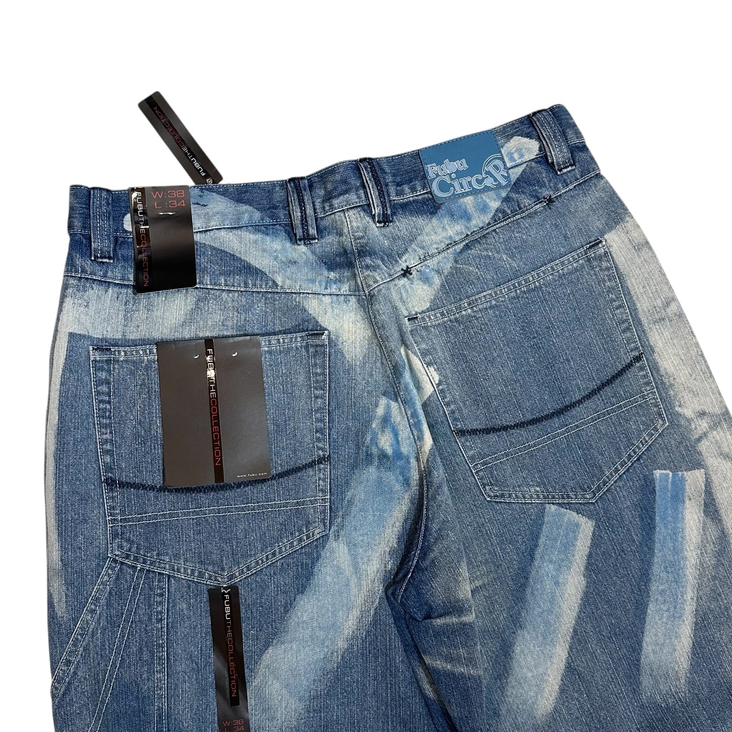 FUBU Dead Stock Baggy Blue Jeans