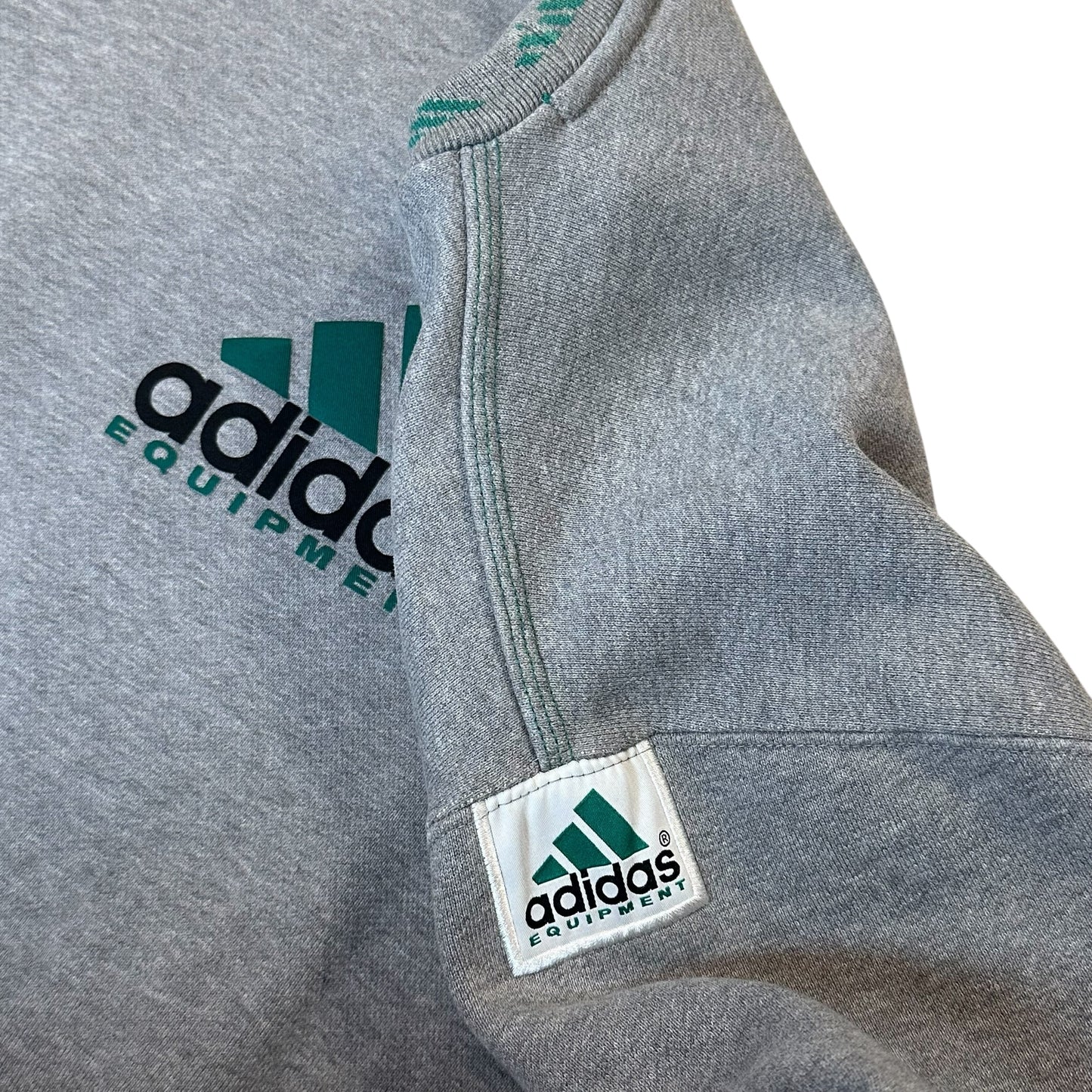 Adidas Vintage Equipment Grey Crewneck
