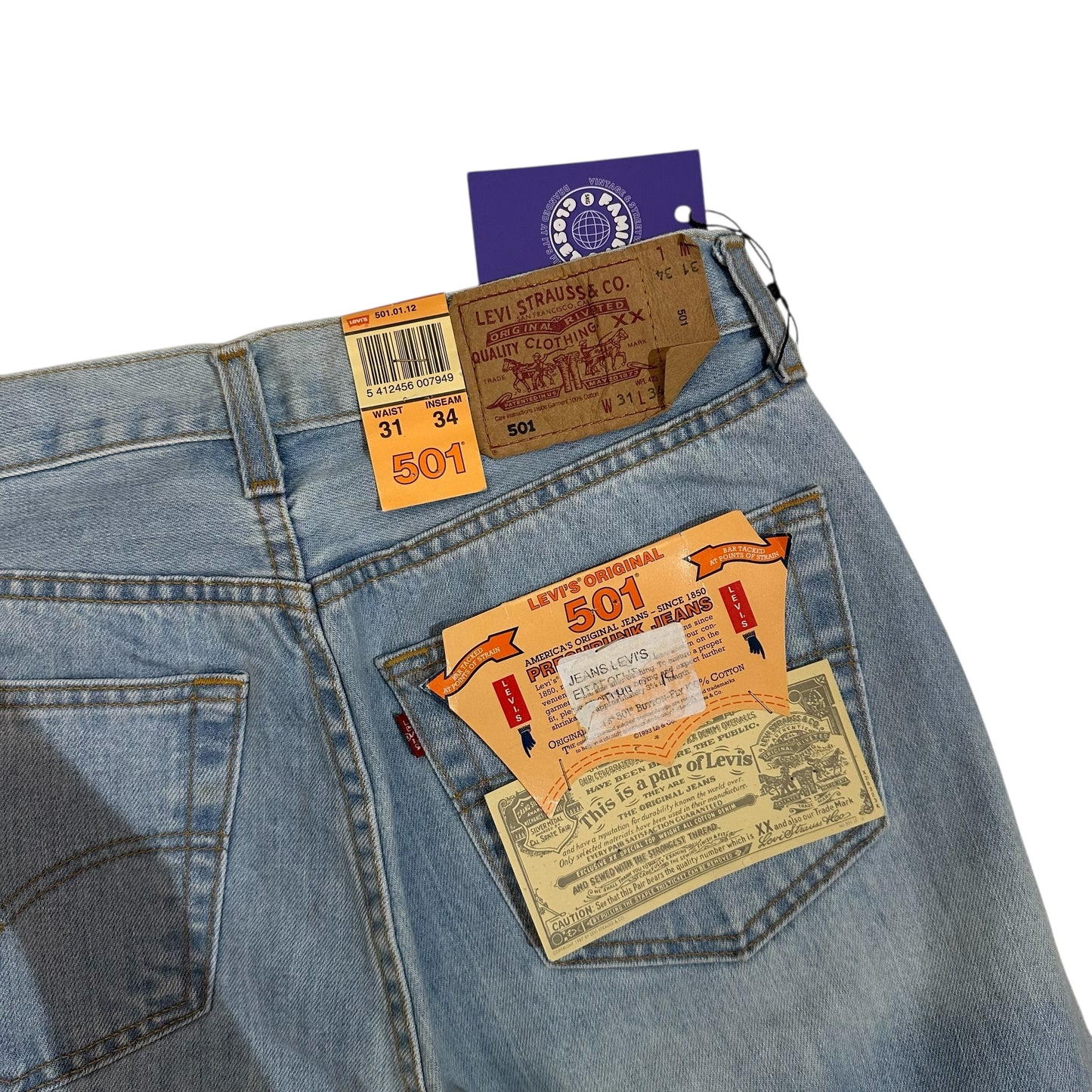 Dead Stock Levi’s 501 Classic Jeans