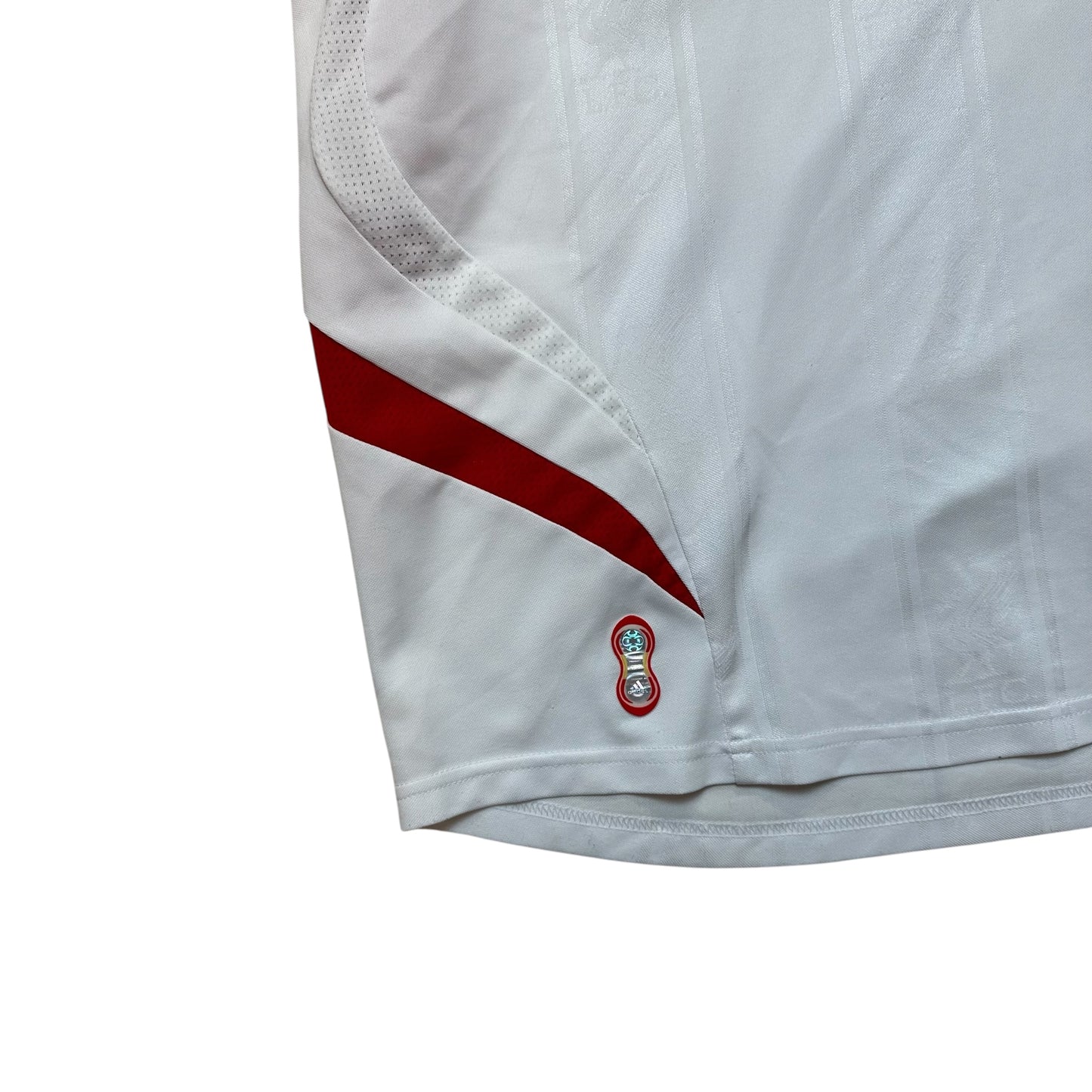 Liverpool FC Adidas White Away 2007/2008 Football Jersey