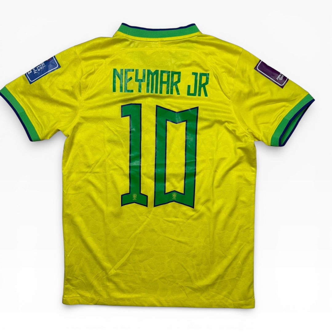 Brazil Neymar Jr #10 Nike Football Jersey (2022)