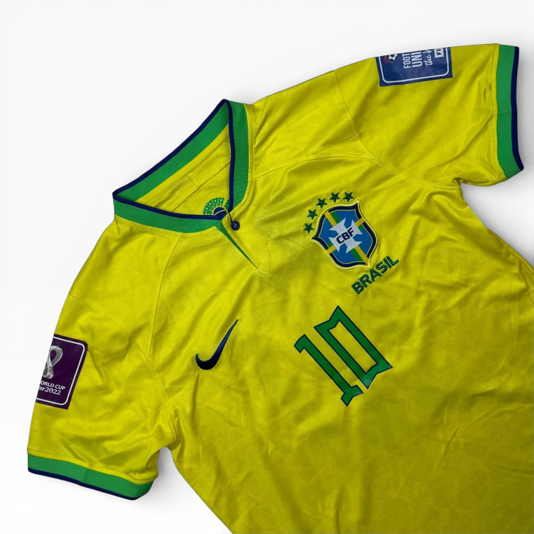 Brazil Neymar Jr #10 Nike Football Jersey (2022)