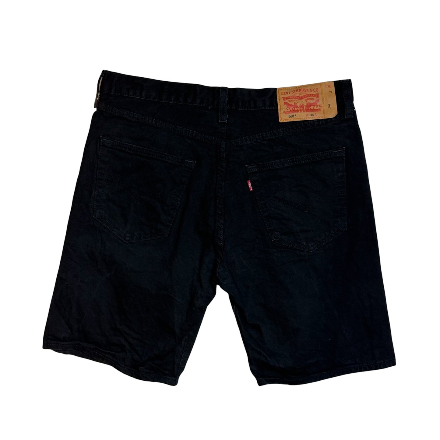 Levi's Black Jean Shorts