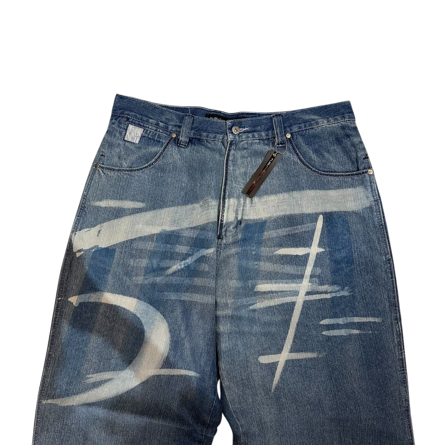 FUBU Dead Stock Baggy Blue Jeans