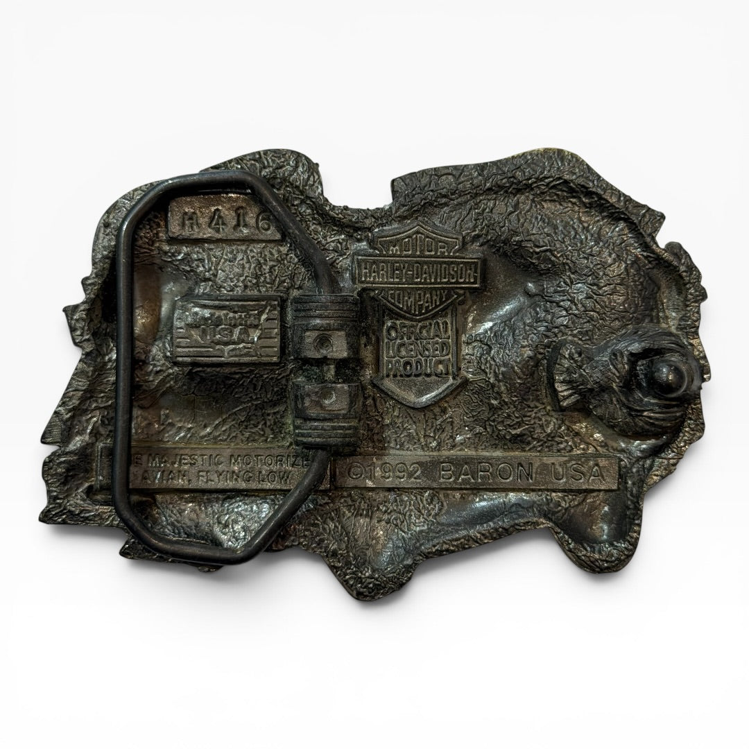 1992 Harley-Davidson Asphalt Warrior Belt Buckle