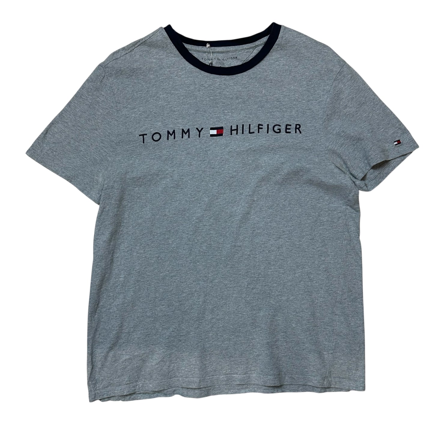 Tommy Hilfiger Grey Vintage Embroidered T-Shirt