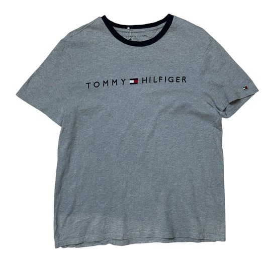 Tommy Hilfiger Grey Vintage Embroidered T-Shirt