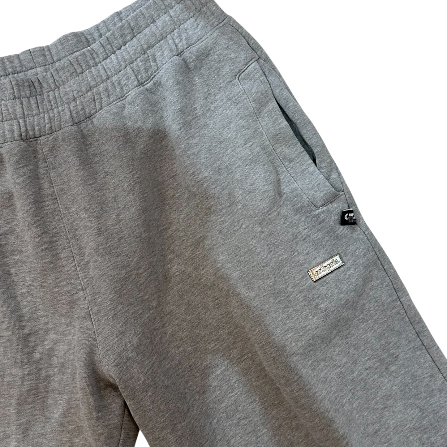 Pelle Pelle Grey Baggy Cotton Shorts
