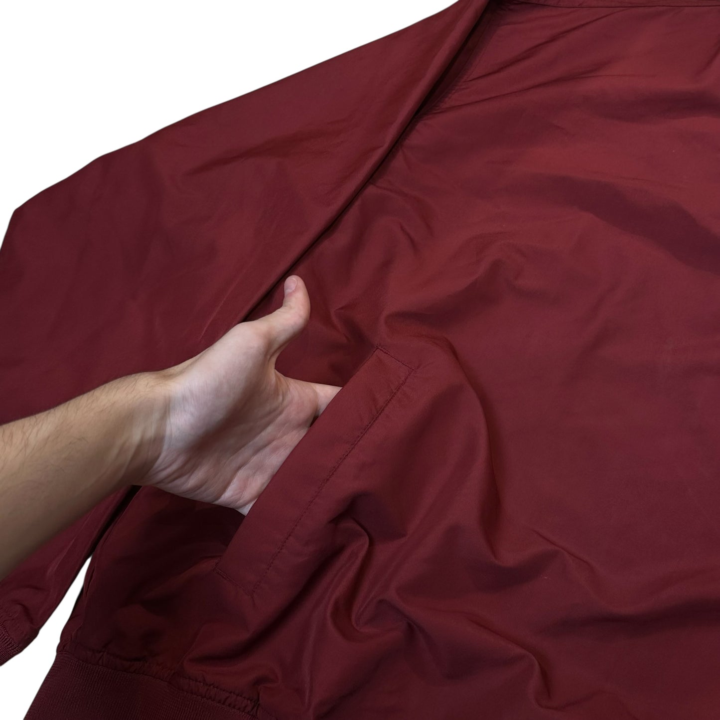 Vintage Nike Team Burgundy Windbreaker Jacket
