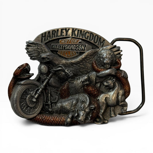 1993 Harley-Davidson Kingdom Wildlife Belt Buckle