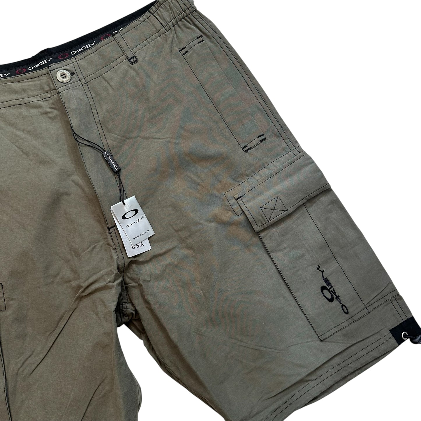 Oakley Khaki Dead Stock Cargo Shorts