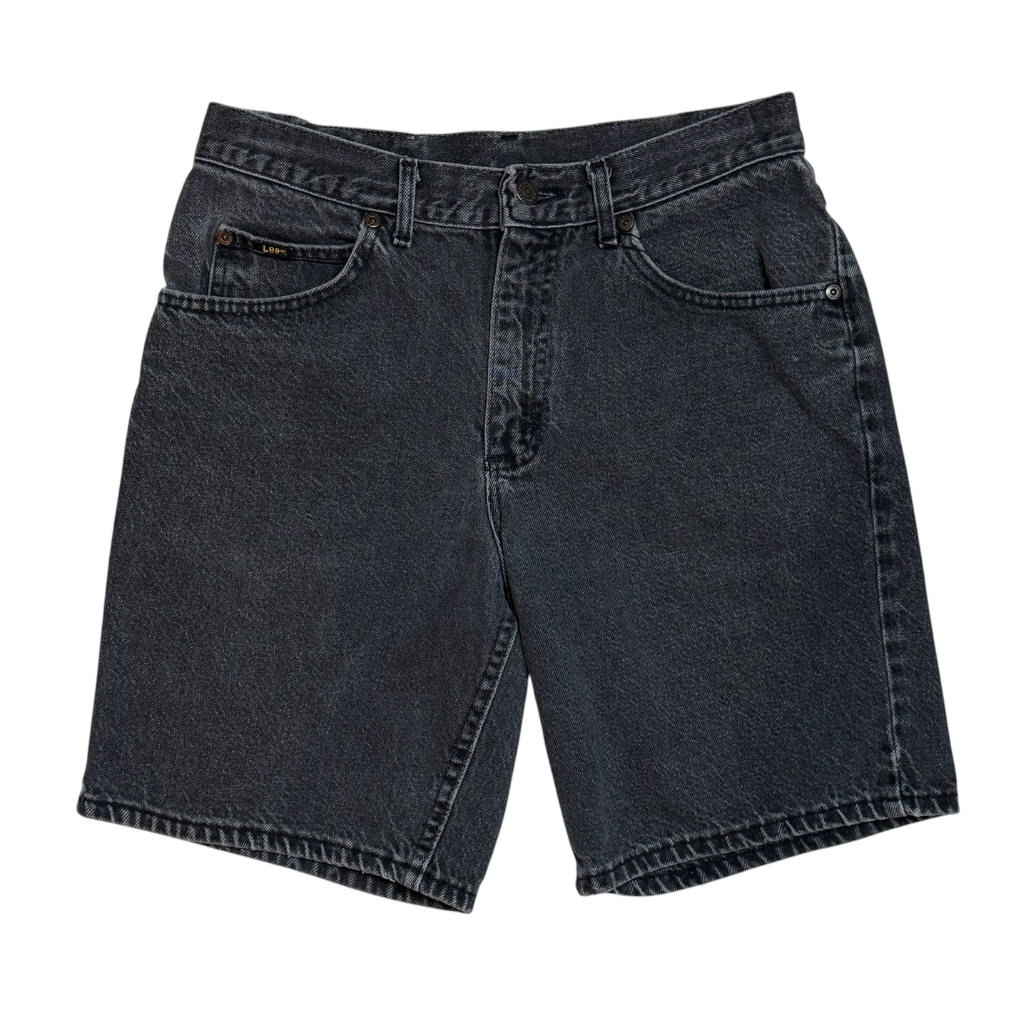 Lee Black Washed Jean Shorts