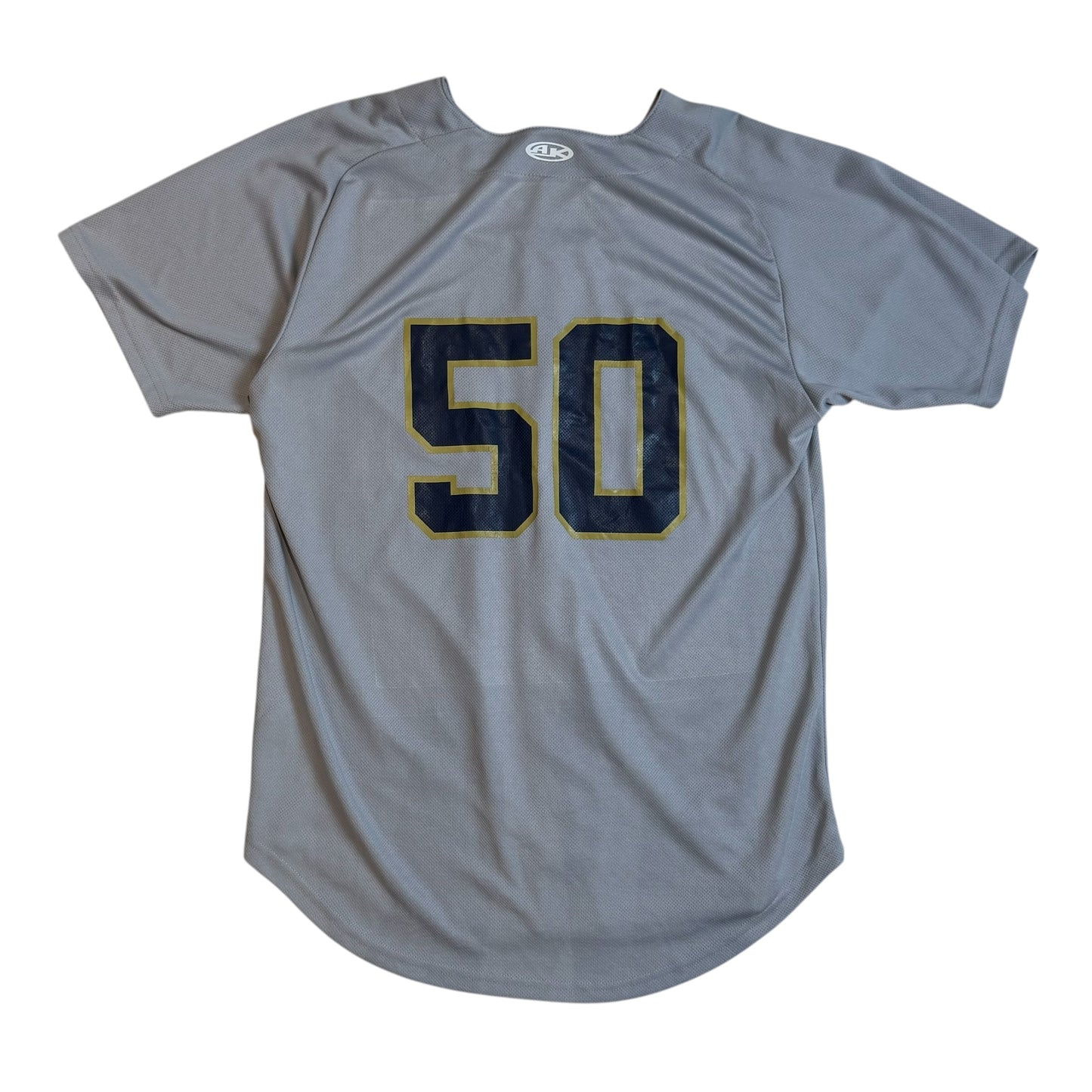 Vintage Milwaukee Brewers #50 Mesh Baseball Jersey Grey