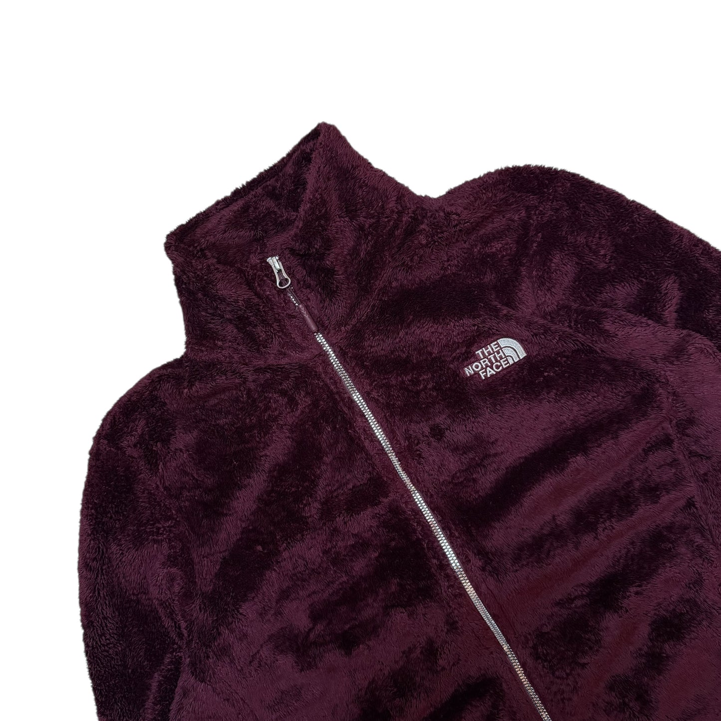 The North Face Fuzzy Burgundy Fleece