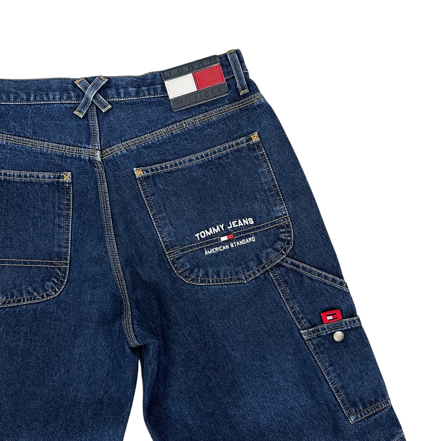 Vintage Tommy Jeans Baggy Carpenter Jean Bermuda