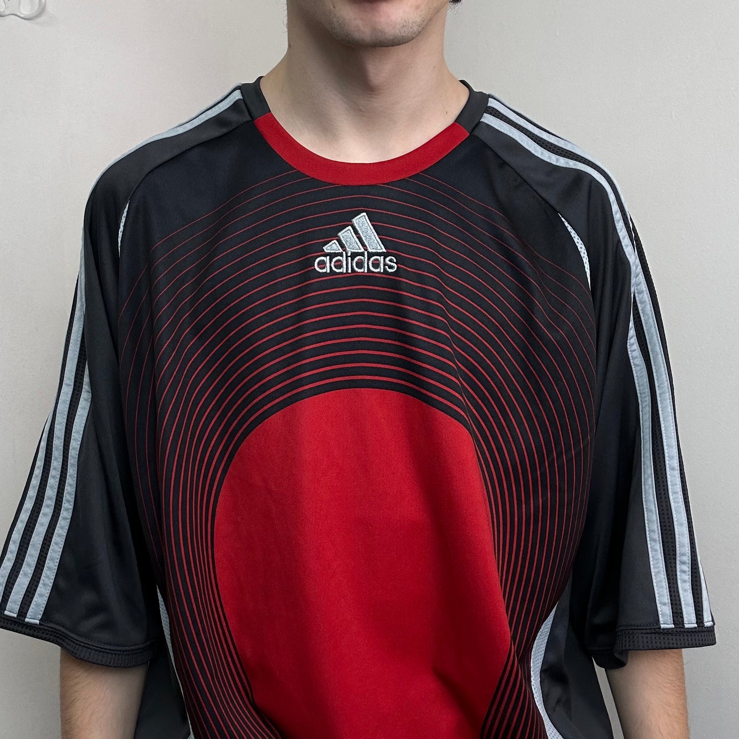 00s Adidas Football Baggy Tee