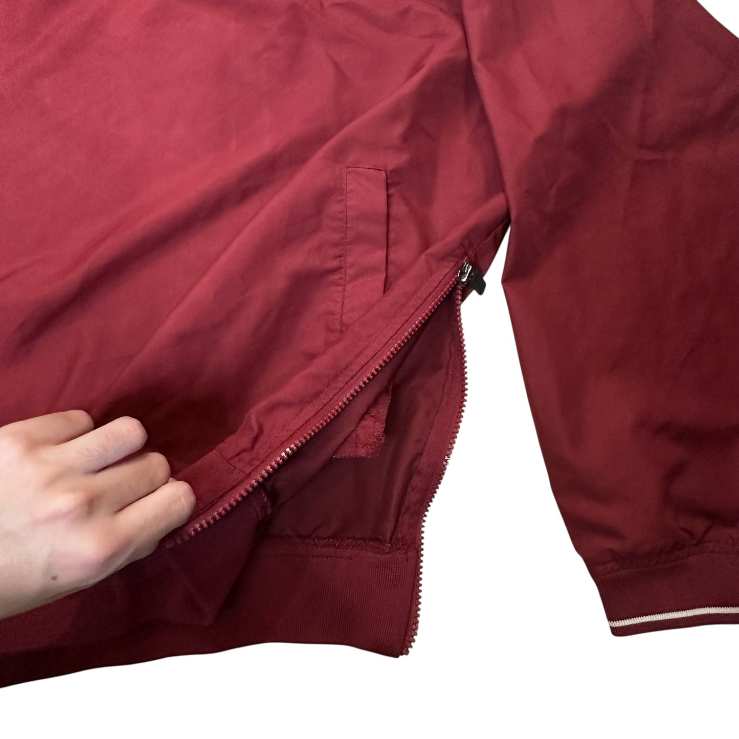 Vintage Nike Team Burgundy Windbreaker Jacket