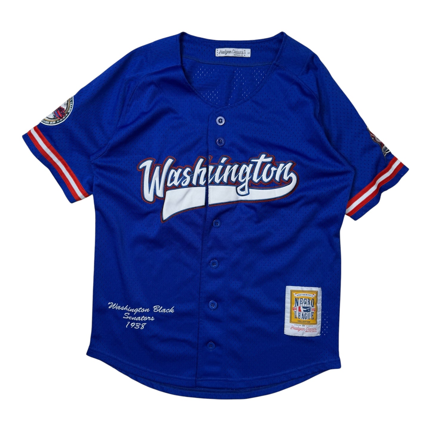 Washington Black Senators Negro League Baseball Jersey Blue