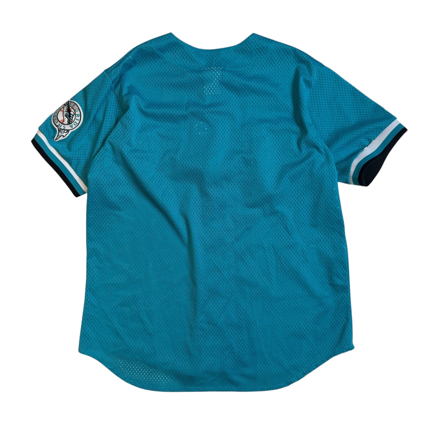 Vintage Florida Marlins Mesh Baseball Jersey Teal