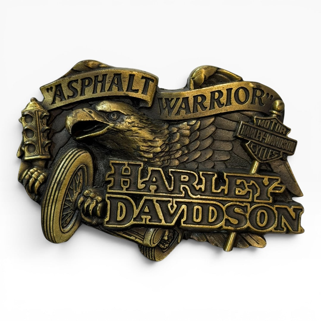 1992 Harley-Davidson Asphalt Warrior Belt Buckle