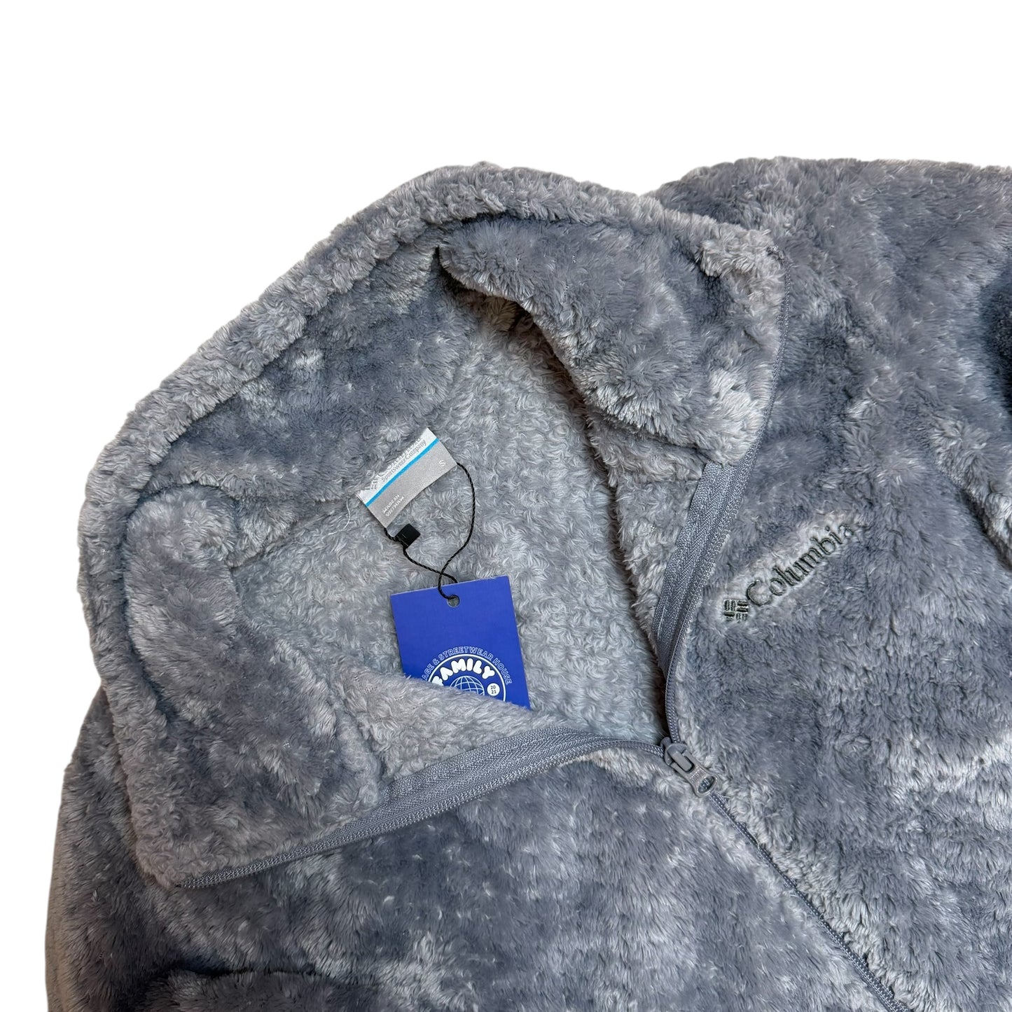 Columbia Grey Fuzzy Fleece