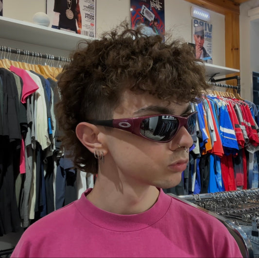 Vintage Sport Burgundy Sunglasses