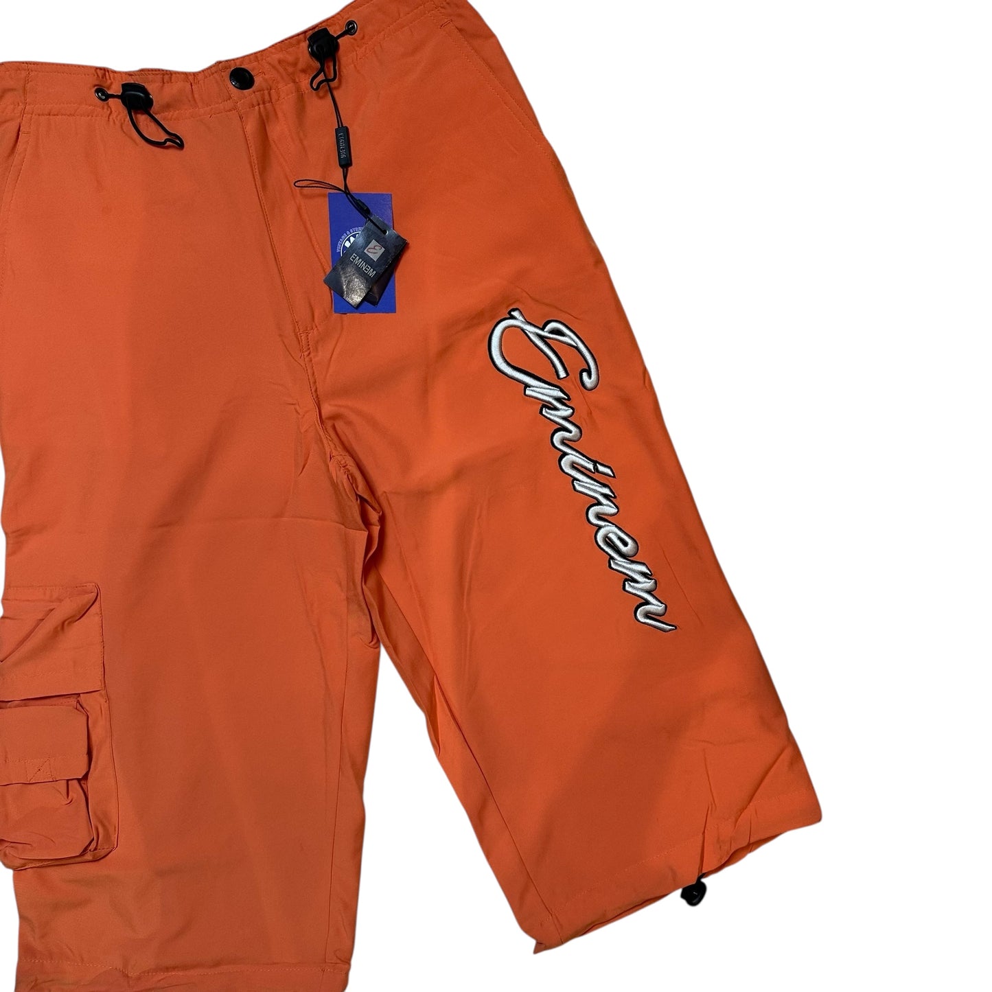 Y2K Eminem Parachute Cargo 3/4 Pants