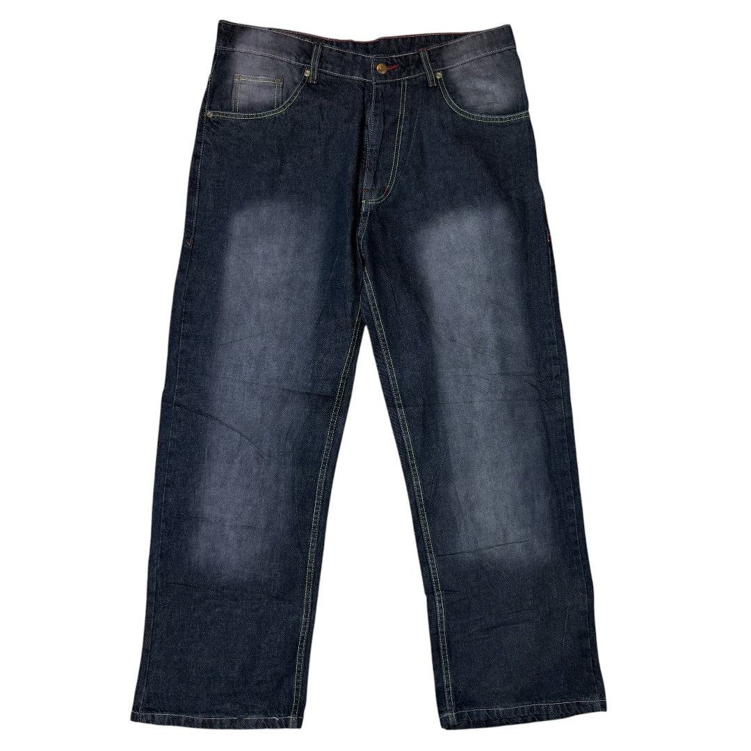 Pocket Embroidered Hip Hop Jean's