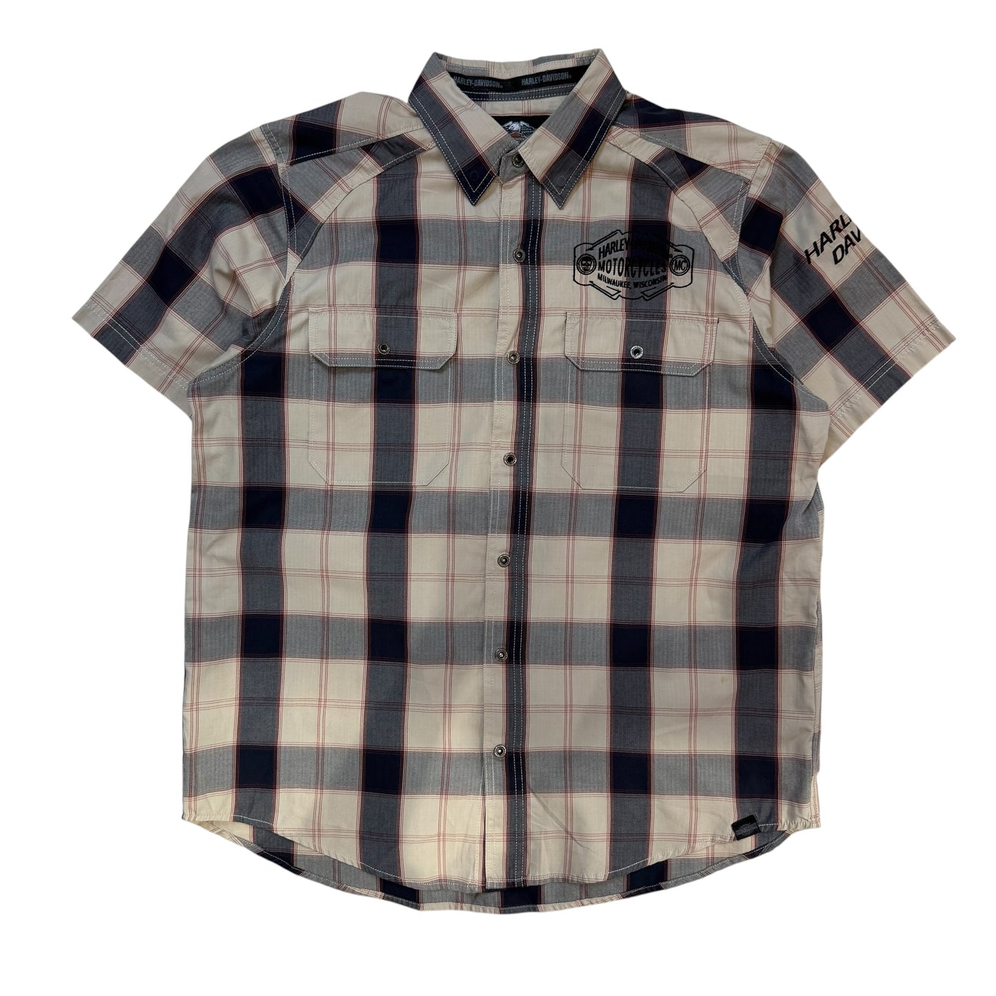 Harley Davidson Plaid Shirt