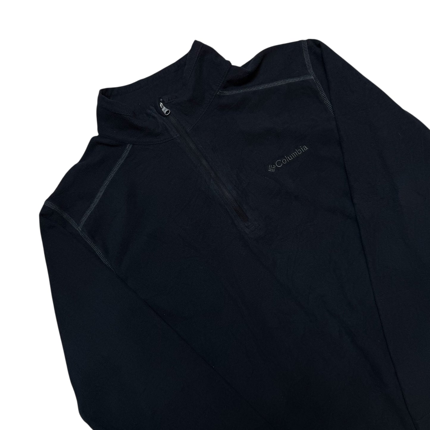 Columbia Black 1/4 Zip Fleece