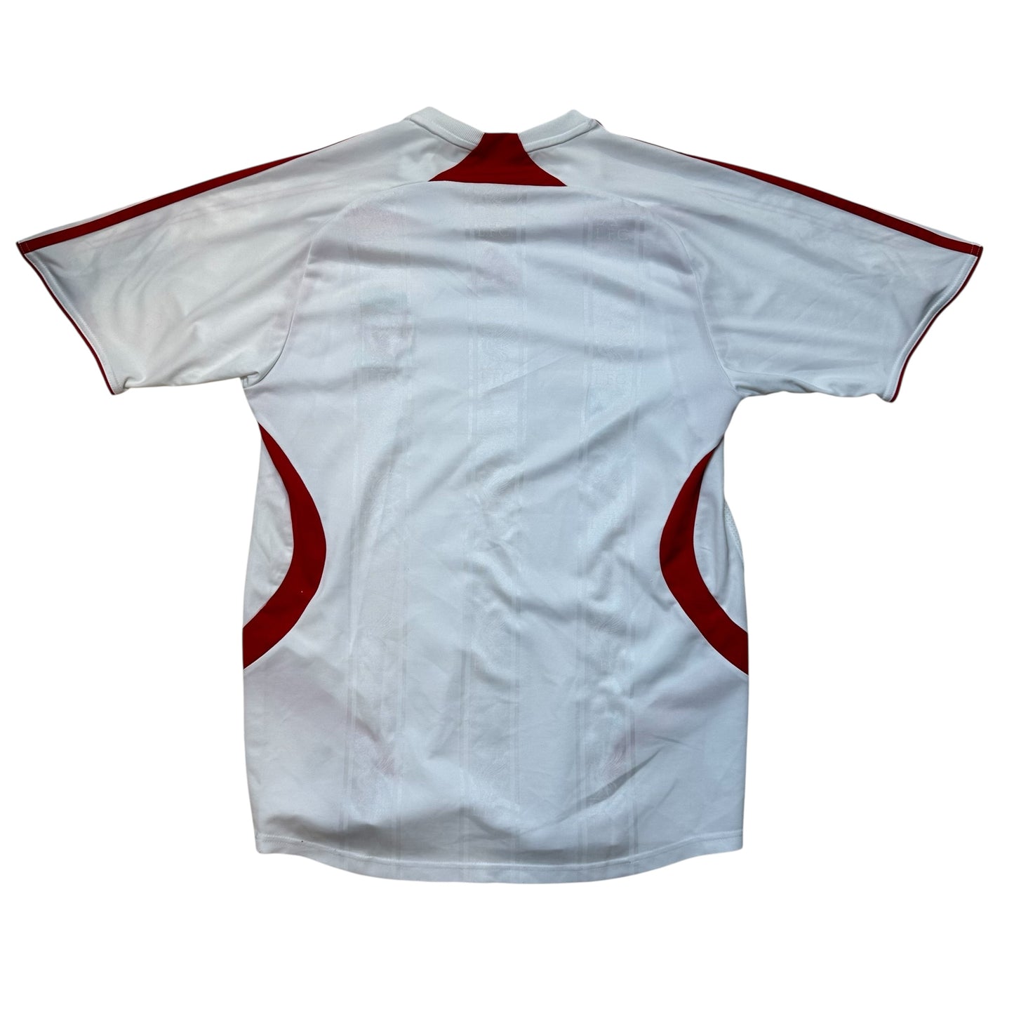 Liverpool FC Adidas White Away 2007/2008 Football Jersey