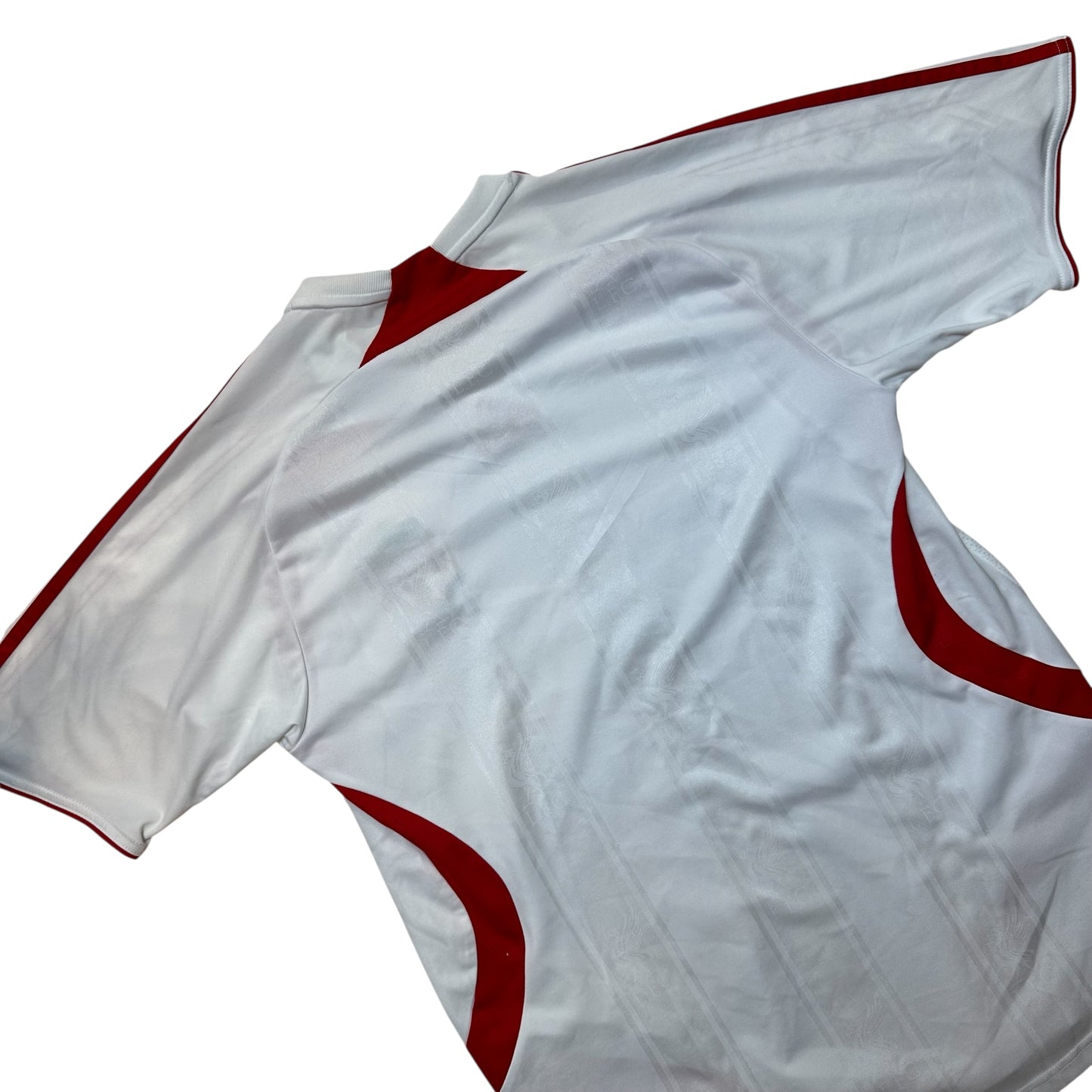 Liverpool FC Adidas White Away 2007/2008 Football Jersey