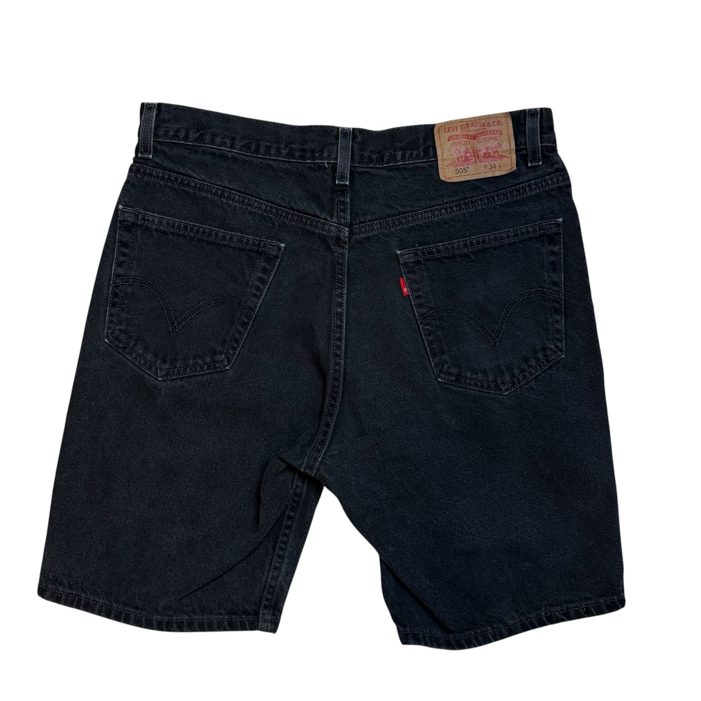Levi's 505 Black Jean Shorts