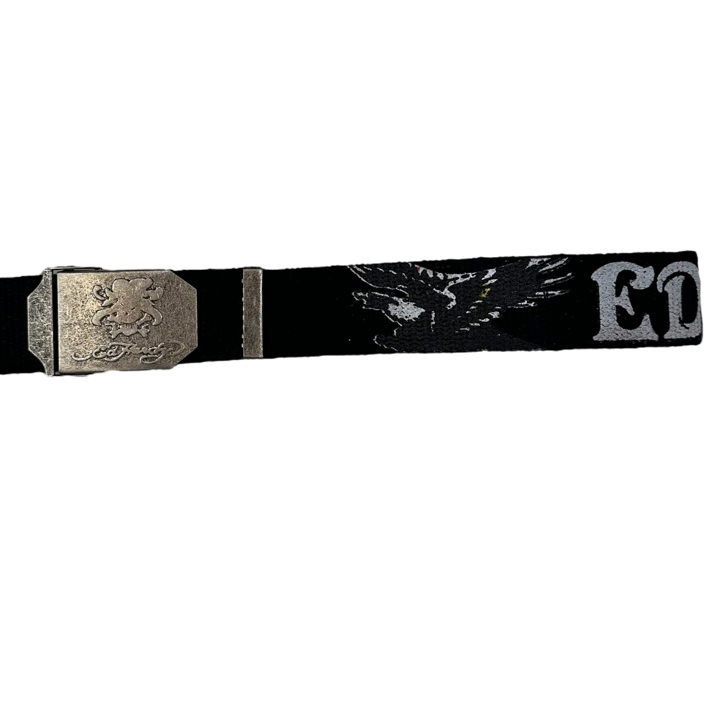 Ed Hardy By Christian Audigier Y2K Belt Unisex Black